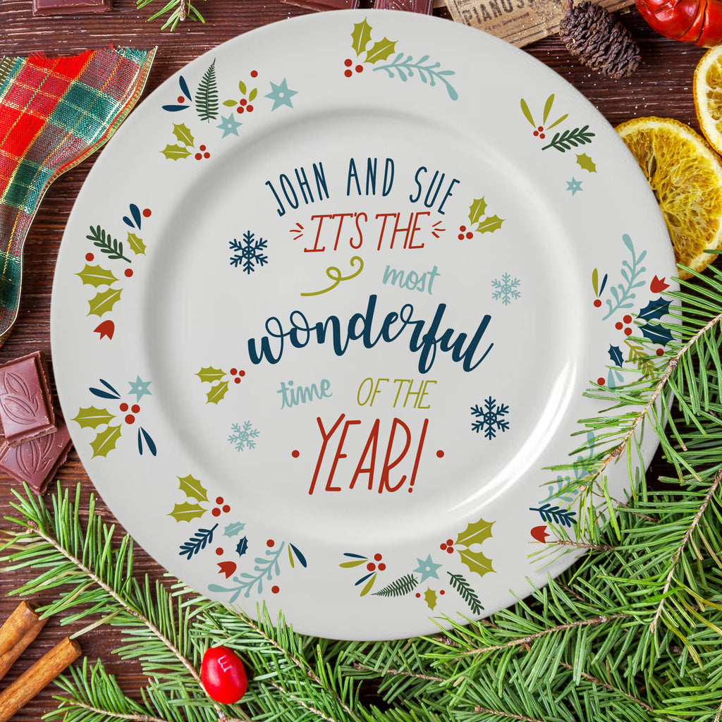 The Most Wonderful Time Of The Year 10" Plate