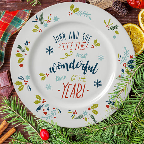 The Most Wonderful Time Of The Year 10" Plate