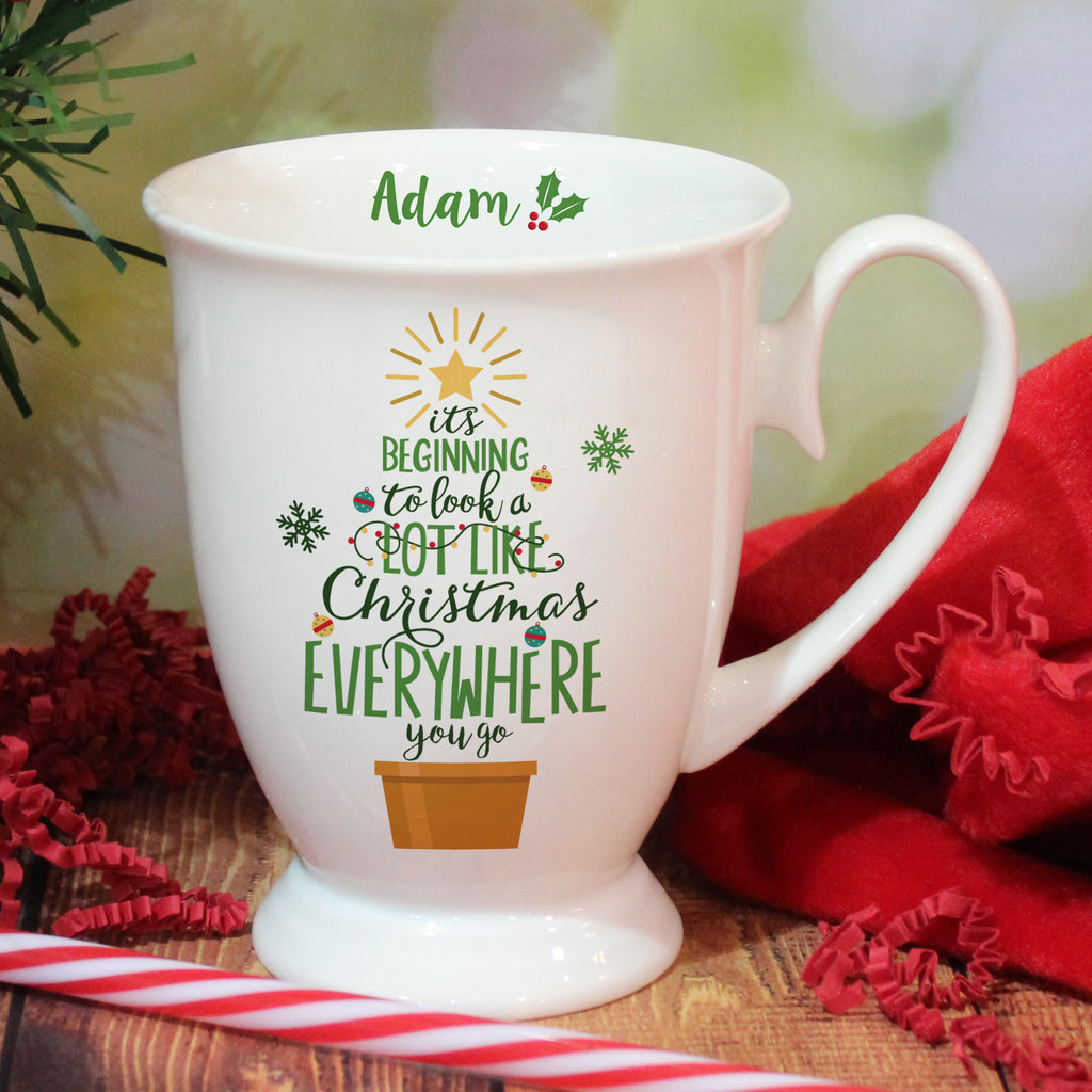 It's Beginning To Look A Lot Like Christmas Marquee Mug