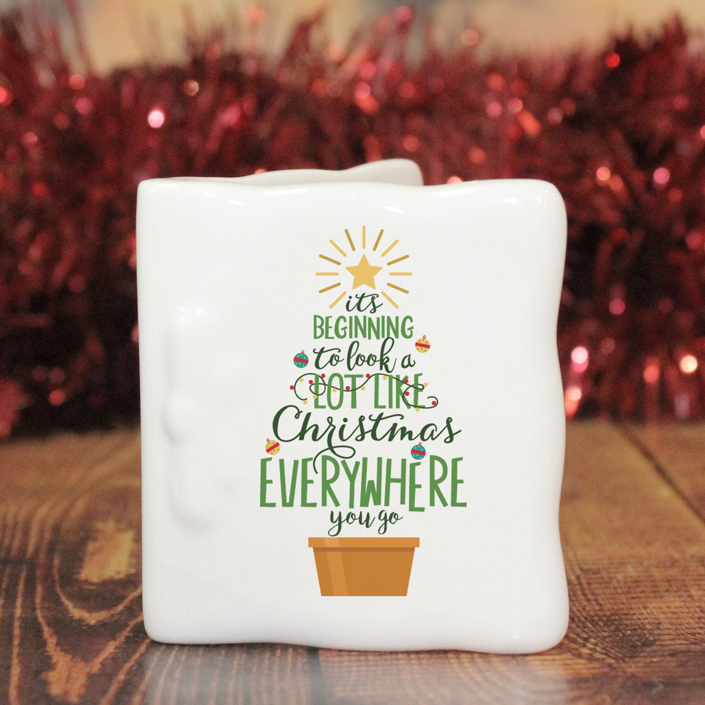 It's Beginning To Look A Lot Like Christmas Message Card