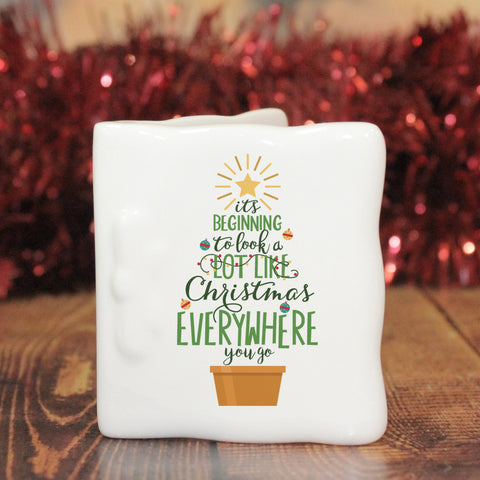 It's Beginning To Look A Lot Like Christmas Message Card
