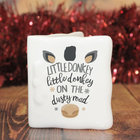 Little Donkey Message Card