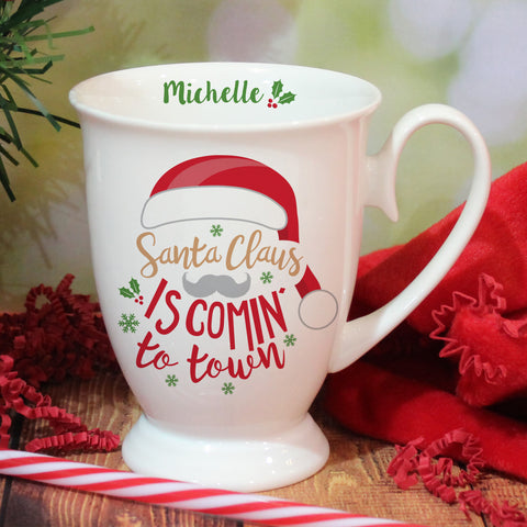 Santa Claus Is Comin' To Town Marquee Mug