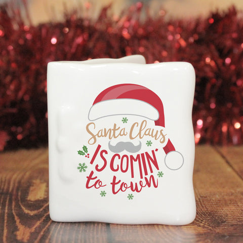 Santa Claus Is Comin' To Town Message Card