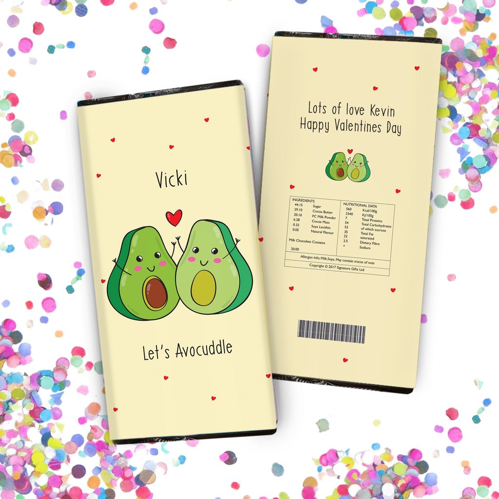 Let's Avo-Cuddle Chocolate Bar