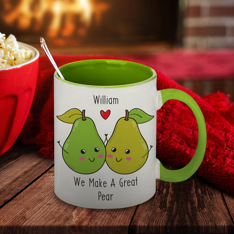 Great Pear Green Inside Mug