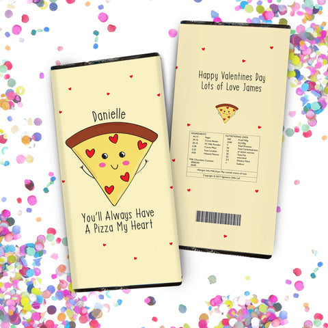 Pizza My Heart Chocolate Bar