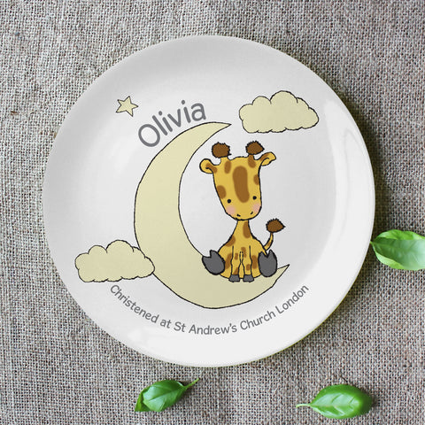 Sweet Dreams Giraffe 8" Plate