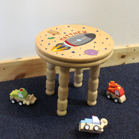 Rocket Wooden Stool