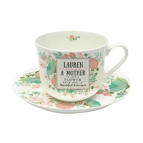 Beautiful & Unique Cup and Saucer