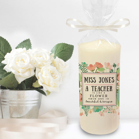 Beautiful & Unique Pillar Candle
