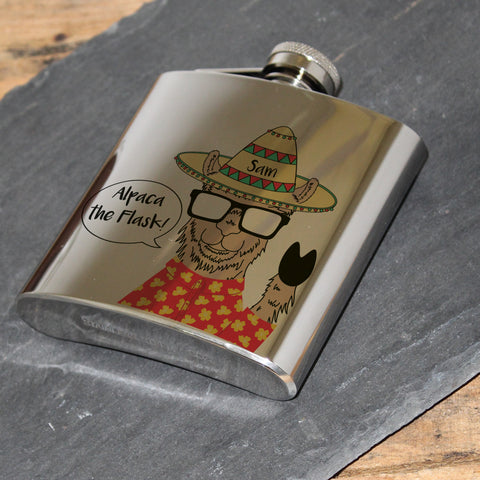 Alpaca Hip Flask