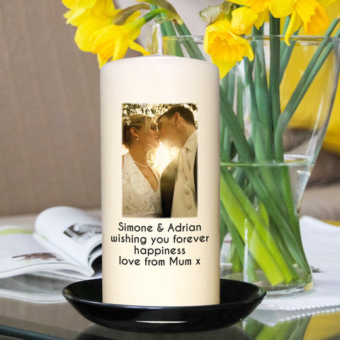 Personalised Photo Candle