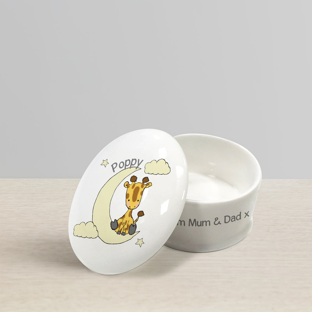 Sweet Dreams Giraffe Trinket Box