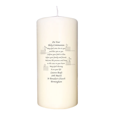 First Communion Blessing Candle