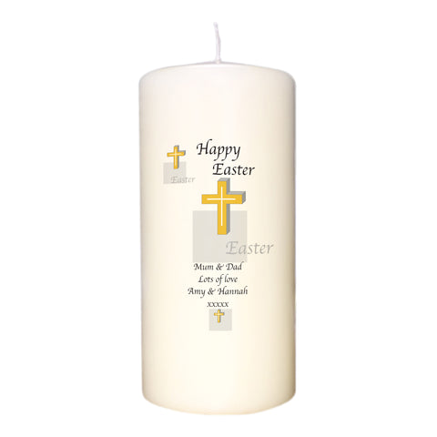 Easter Cross Candle