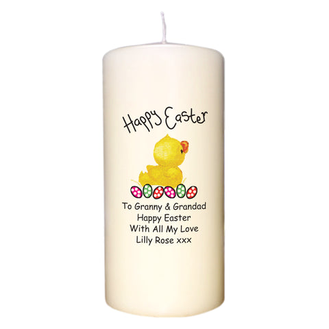 Easter Chick Candle