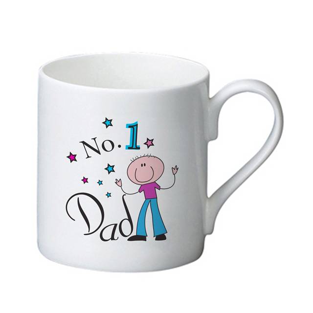 No1 Dad Bone China Mug