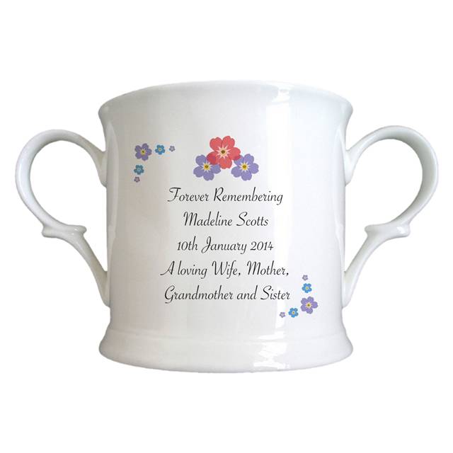 Forget Me Not Bone China Loving Cup