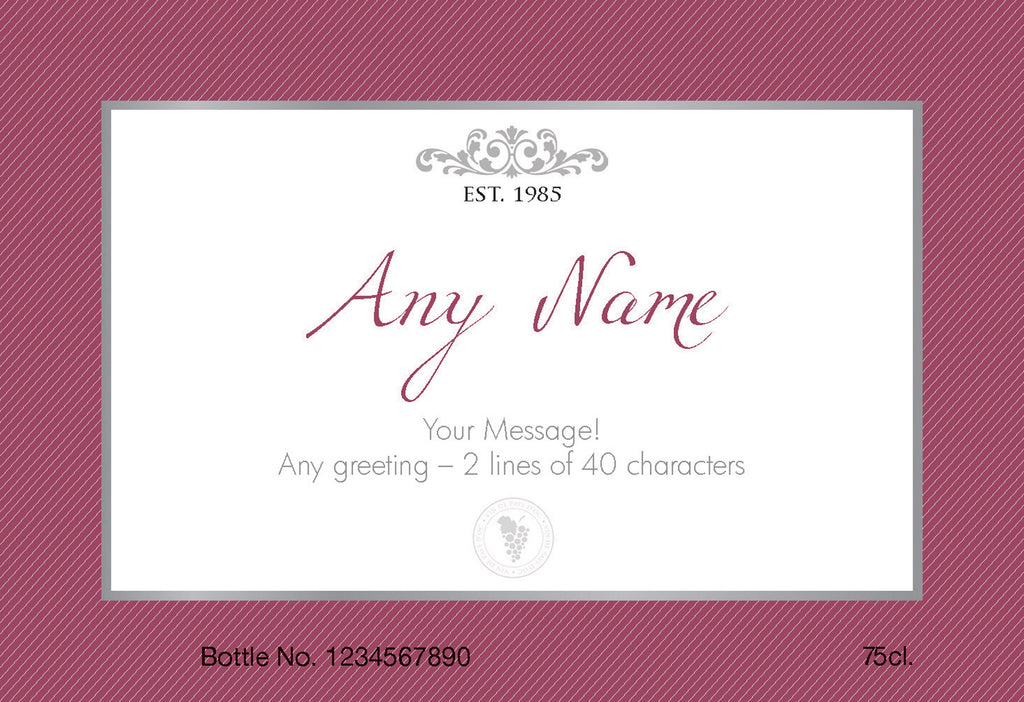 French AC Frame Rosé Wine in a Silk Lined Box