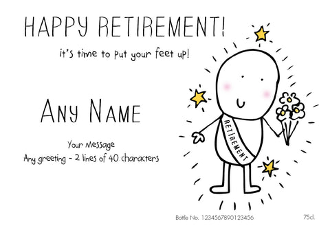Chilli & Bubble’s Retirement Labels for Red Wine