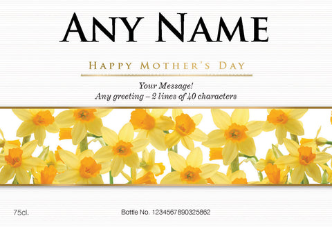 French VdP Mother's Day Daffodils White Wine in a Silk Box