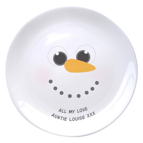 Snowman Plate