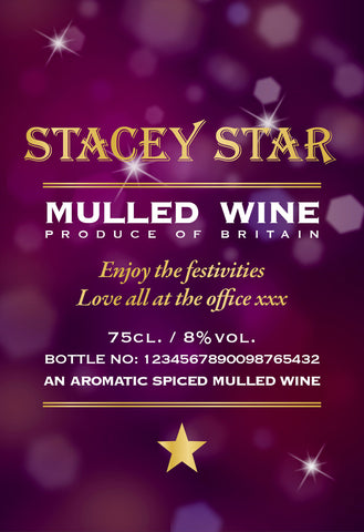 Modern Labels for Mulled Wine (Pack of 2)
