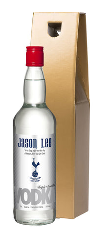 Spurs Silver Vodka in a Gold Gift Box