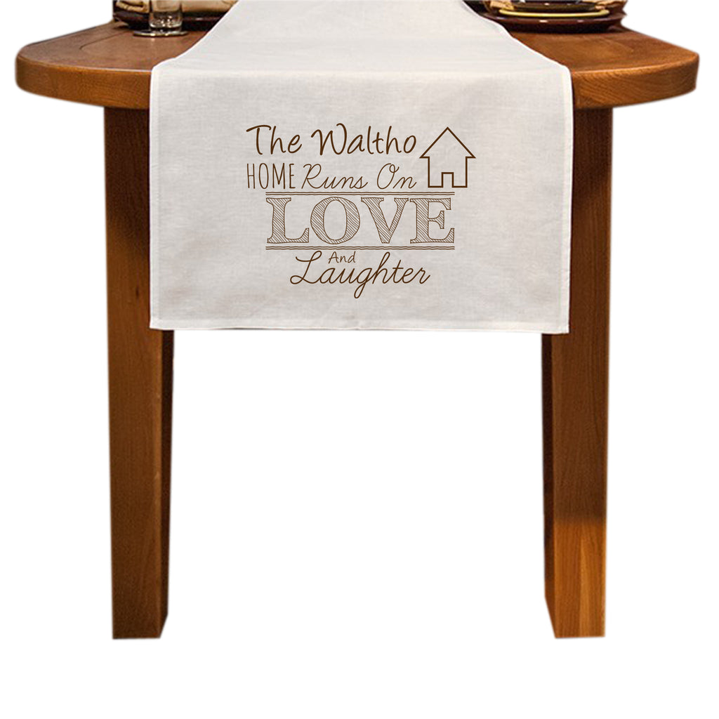 Love and Laughter Table Runner