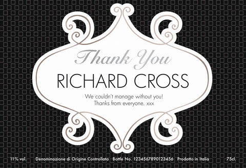 Thank You Squares Prosecco in a Silk Lined Box