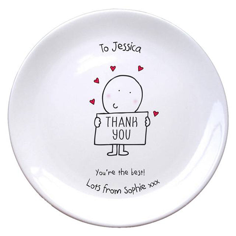 Chilli & Bubble's Thank You 8" Plate