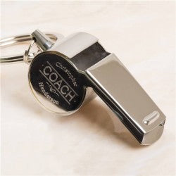 Coach Stainless Steel Whistle