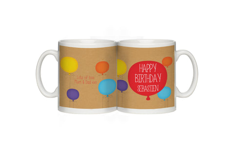 Personalised Happy Birthday Mug for Him