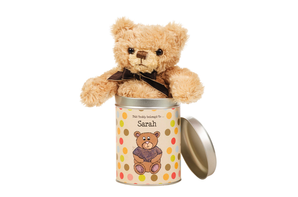 Personalised Any Occasion - Teddy in a Tin
