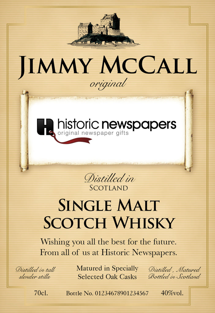 Corporate Traditional Personalised Single Malt Whisky
