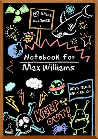 School Blackboard for Boys