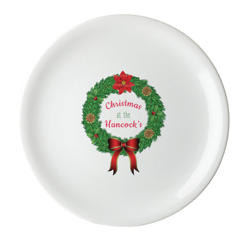 Traditional Wreath Large Serving Plate