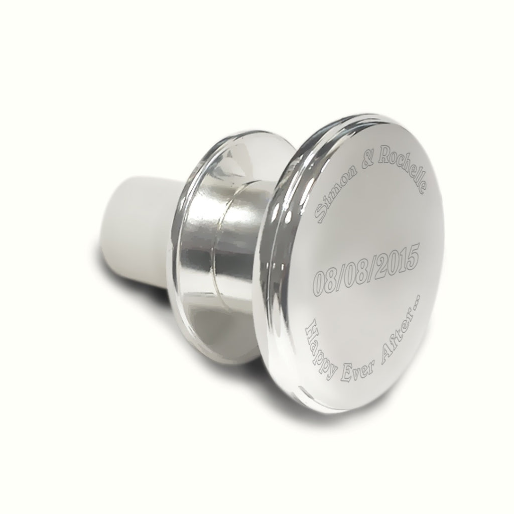 Personalised Arched Message Wine Stopper