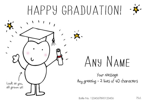 Chilli & Bubble’s Graduation Labels for Red Wine
