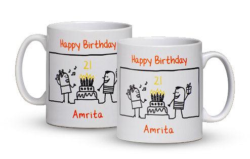 Personalised Birthday Party Time Mug