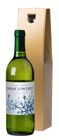 French VdP Winter Snow White Wine in a Gold Box