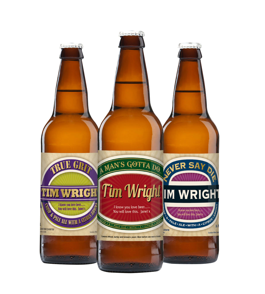 Man's Virtues Set of 3 Beers