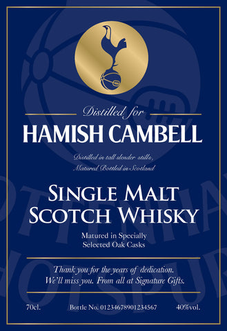 Spurs Blue Single Malt Whisky in a Silk Lined Box