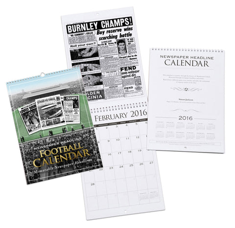 Burnley A4 Calendar