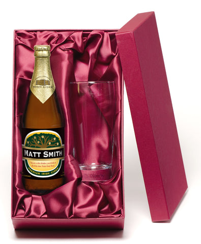 Traditional Cider with Cheers! Pint Glass