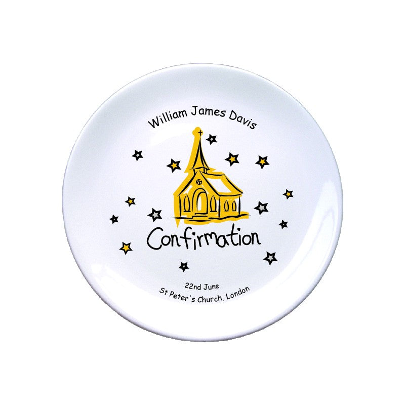Church Confirmation 8" Coupe Plate