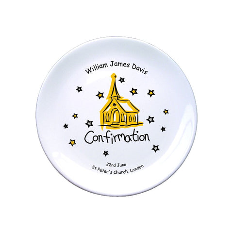 Church Confirmation 8" Coupe Plate