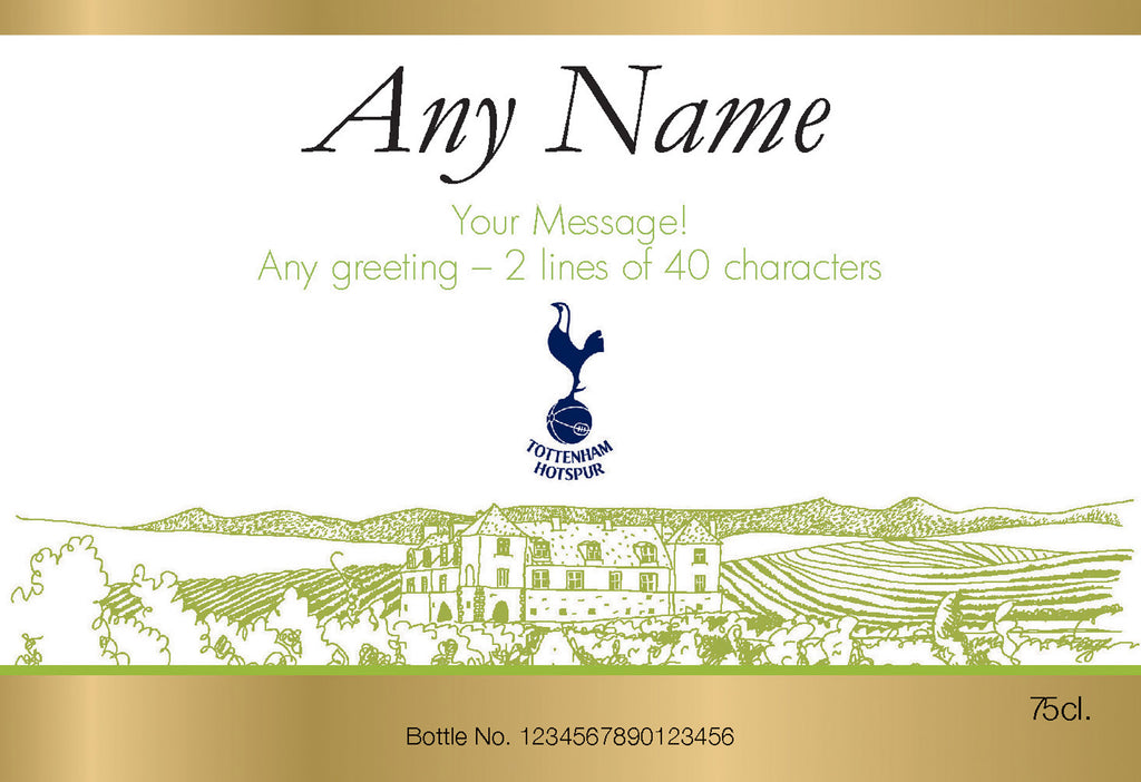 Spurs Vineyard Labels for White Wine (Pack of 2)