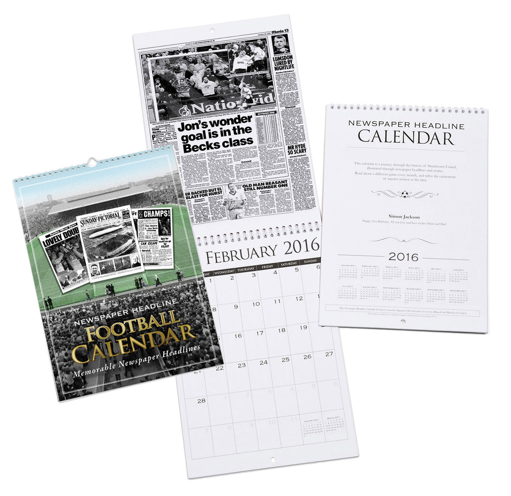 Preston North End A4 Calendar